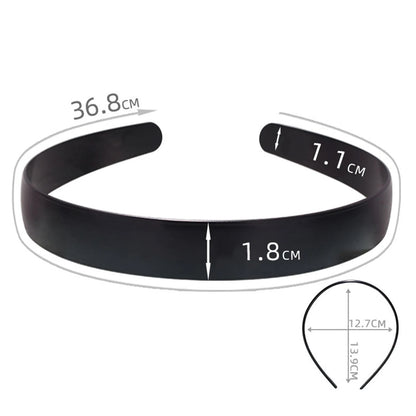 Unisex Metall Vågigt Fjäderhårband Svart Halkfri Utomhussporter Pannband För Kvinnor Män Enkelt Hårband Ansiktstvätt Huvudbonad