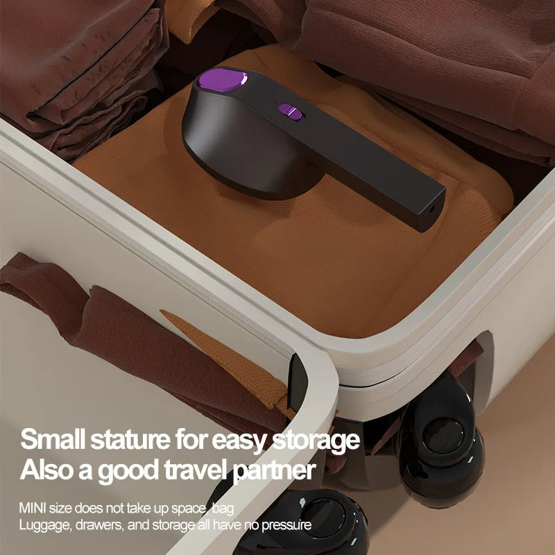 Mini plattångstrykjärn ångstrykjärn torrstrykning, USB-gränssnitt liten hushållshängande ångkokare, bärbar resehandhållen strykmaskin