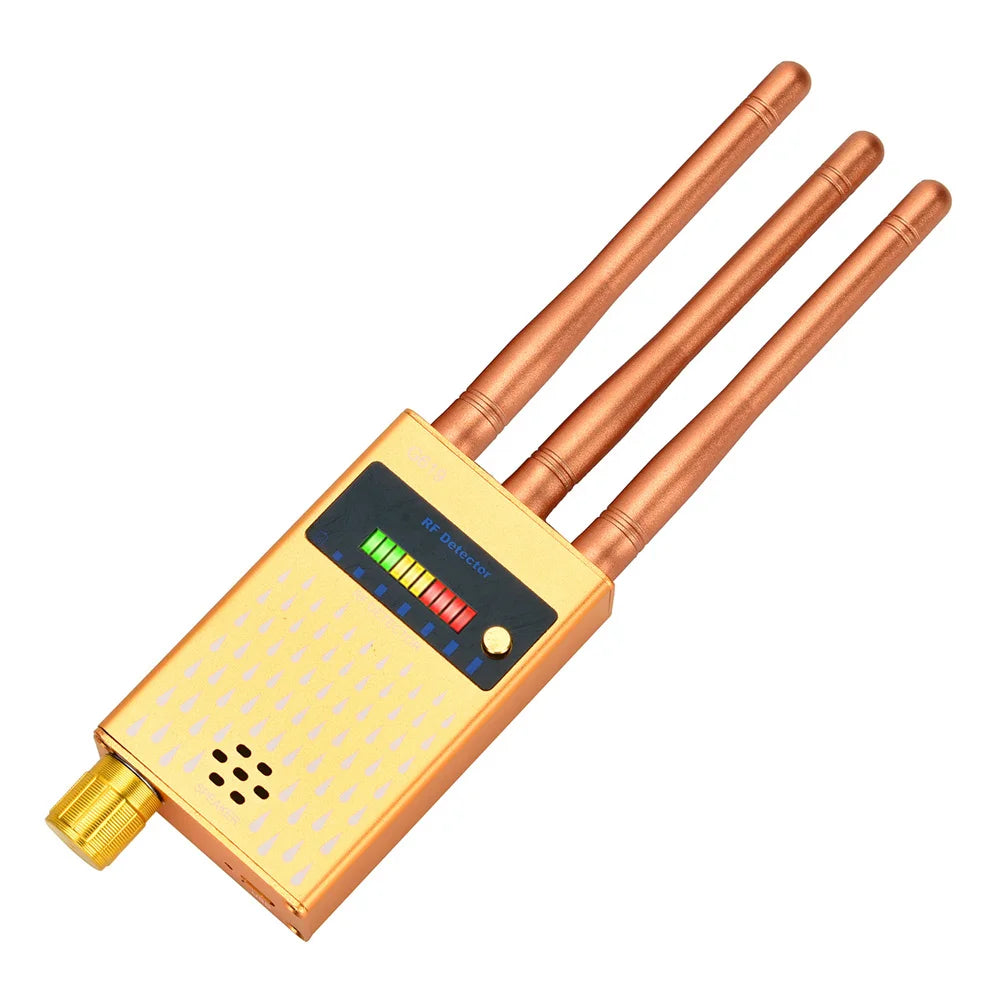Professionell antispiondetektor Trådlös RF-signalsökare WiFi GSM Bug Spionkamera Avlyssning GPS-spårare Signalenheter Detektering