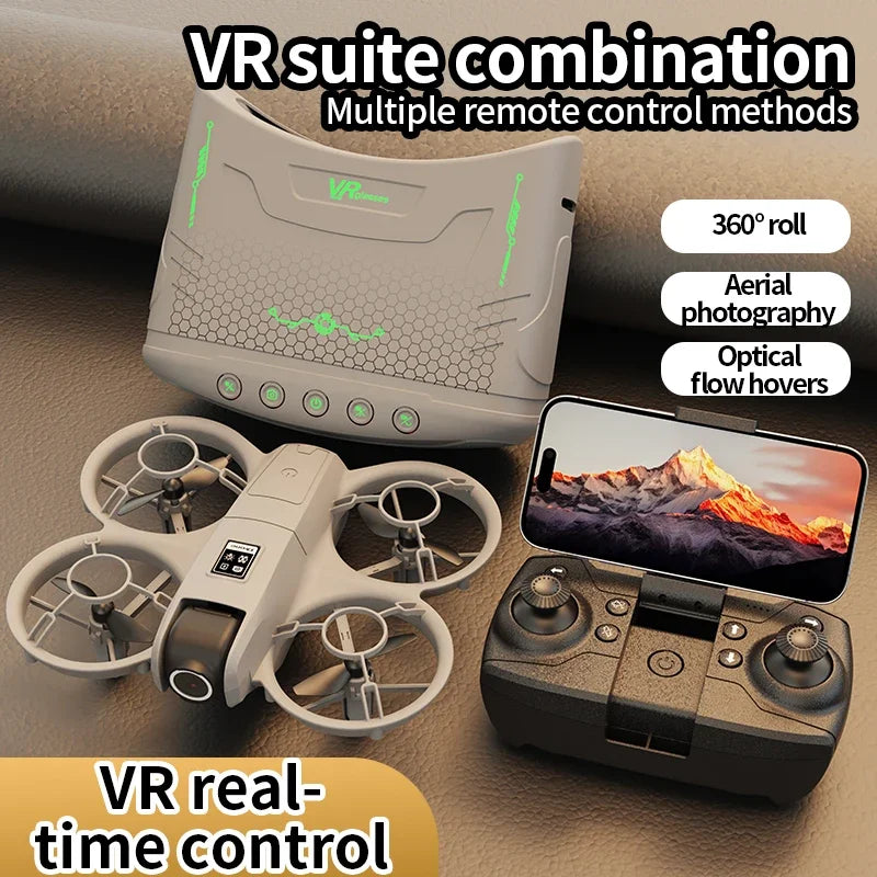 X228 GPS VR-drönare, 8K HD-kamera, flygande quadcopter, fjärrstyrd undvikning, ultralång batteritid