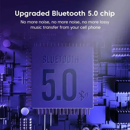 Bluetooth 5.0 LED MP3 Bil Bluetooth FM Ljudmottagare Handsfree-sändare 2.1A 3.1A QC3.0 PD Typ C Dubbel USB Billaddare