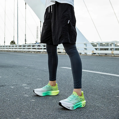 Löparskor för kolfiber, specialitet, maraton, herr, sport, nät, andningsbara, lätta, dam, atletiska, halkfria sneakers