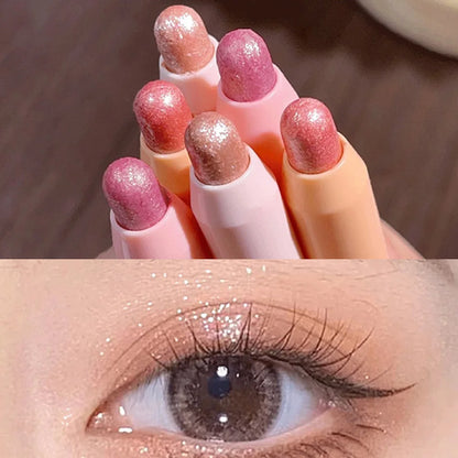 Droppformad stjärnhimmel för underögonen, icke-kladdig pärlskimrande konturerande ögonskugga, highlighterstift för makeup