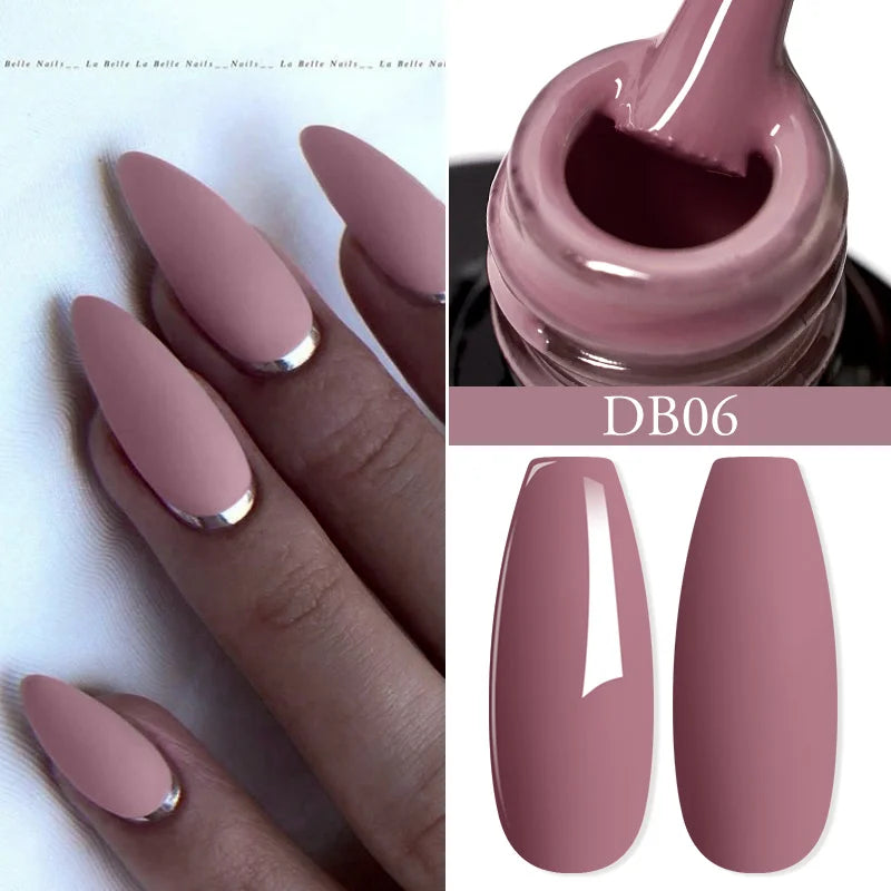 7ml Champagne Guld Silver Reflekterande Nagelgellack Glittrande Skinande Glitter Rosa Röd Nageltillbehör Semi-permanent Gellack