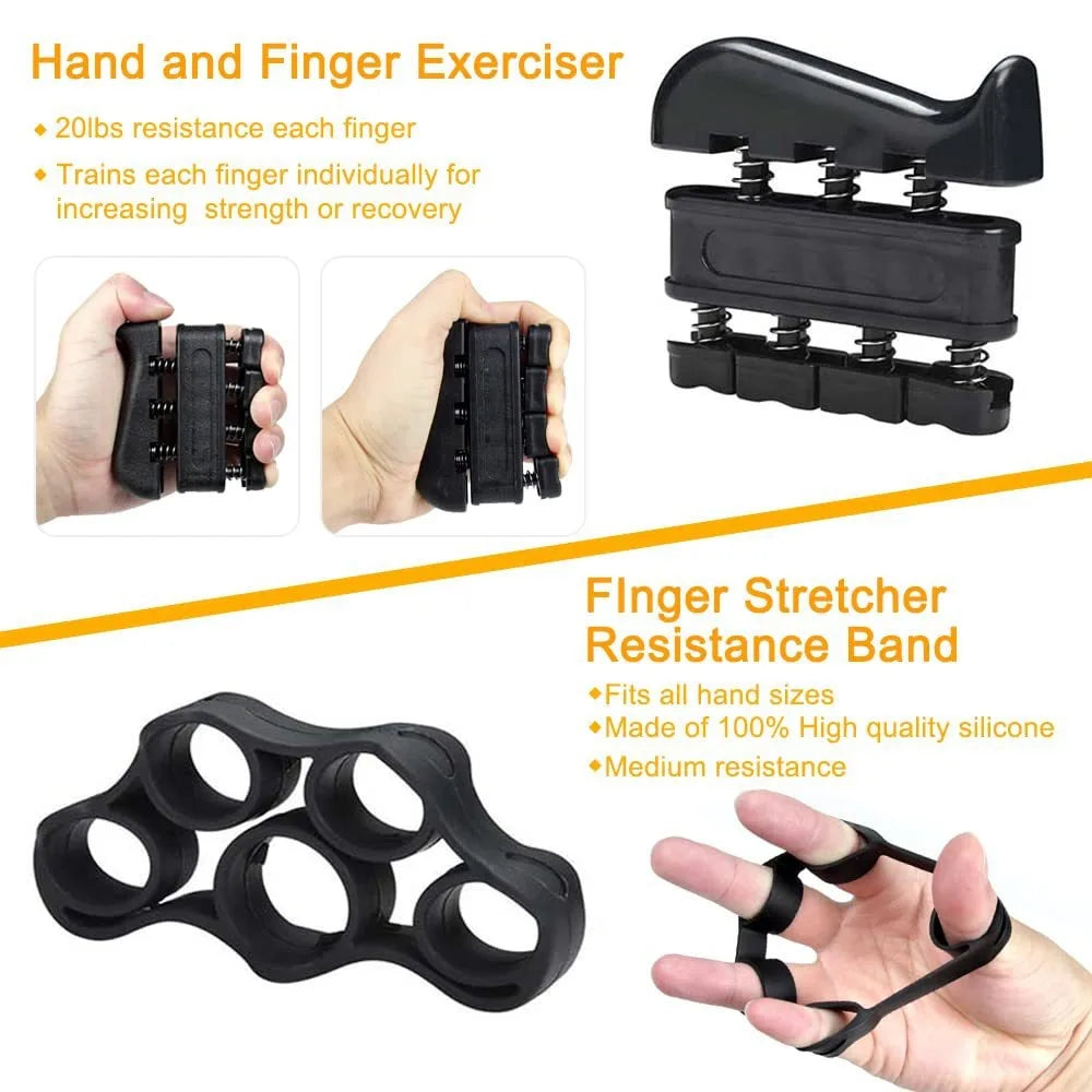 Gripper Justerbar R-Typ Handgrepp Övning Räknebar Styrketräning Stärkande Tång Fjäderfingernyp Handledsexpander