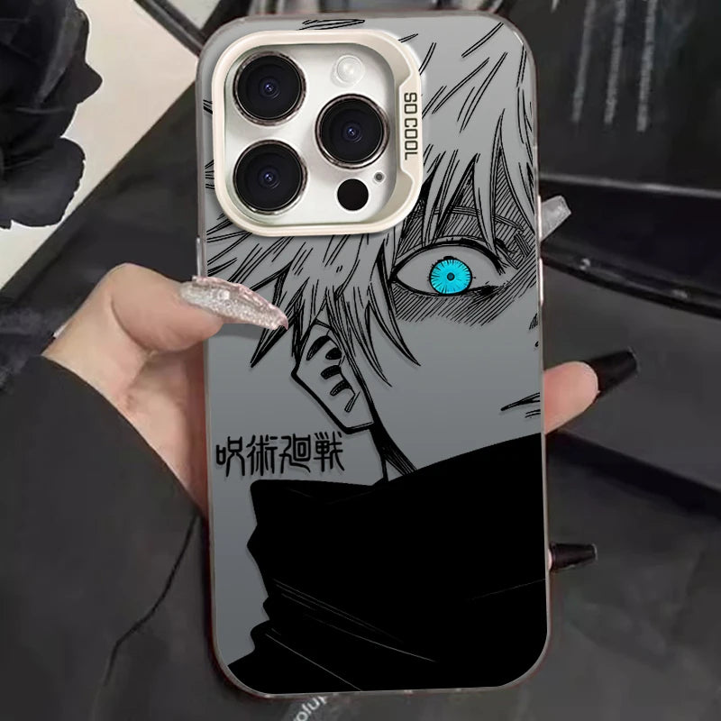Toji Satoru Gojo Coolt Hårt Mobilskal till iPhone 17 16 15 14 13 12 11 Pro Max Plus 17 Air 16E X XR XS Max Stötsäkert Baksida