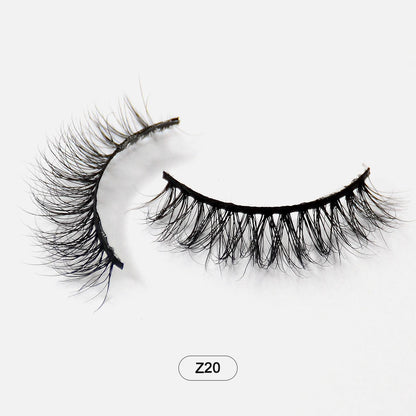 Makeup Minkfransar Fluffiga Mjuka Hela Lösögonfransar Naturliga Lösögonfransar Wispy Lash Extension