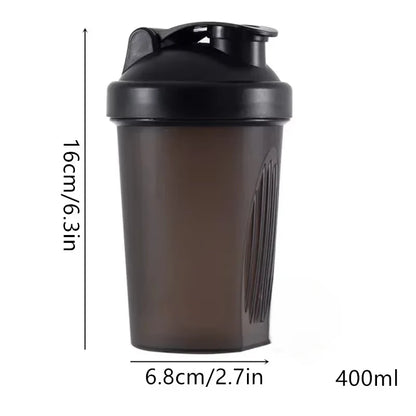 1-7 st shakerflaskor sportvattenkoppar vassleproteinpulvermixerflaska fitness gym shaker utomhus bärbar plastdryckkopp