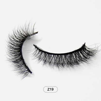 Makeup Minkfransar Fluffiga Mjuka Hela Lösögonfransar Naturliga Lösögonfransar Wispy Lash Extension