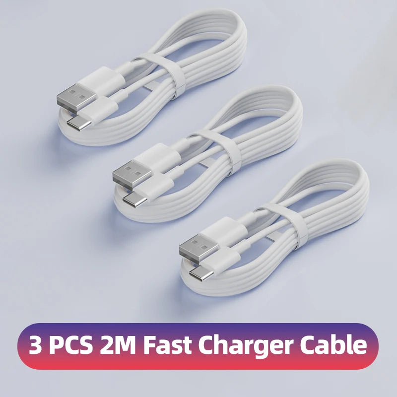 QCMAX 1-3 st 10A 100W Typ C Supersnabb Laddningskabel Datakabel För Huawei OPPO vivo iQoo Snabbladdning USB C Kablar