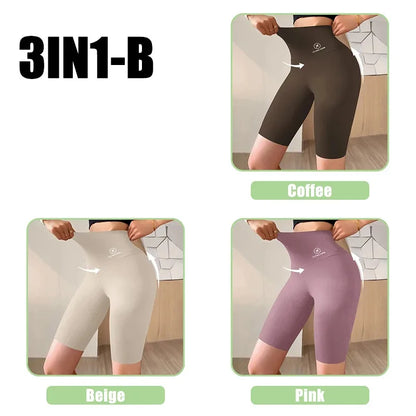 M-XL Damshorts Sport Shorts För Damer Nya Cykling Jogging Fitness Hög Midja Push Up Gymshorts Leggings Yogakläder