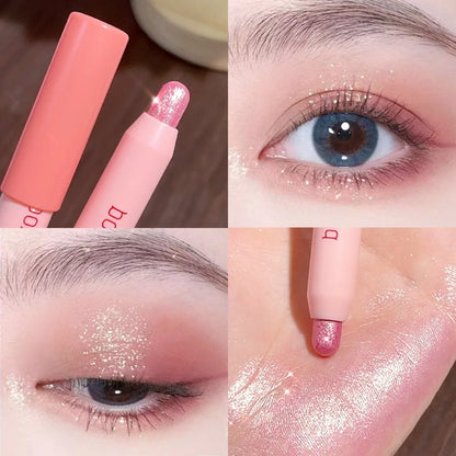Droppformad stjärnhimmel för underögonen, icke-kladdig pärlskimrande konturerande ögonskugga, highlighterstift för makeup