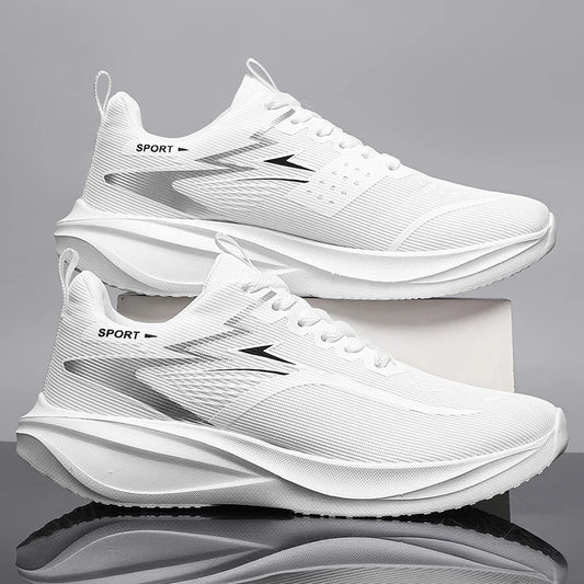 Herr Casual Sport Löparskor Marathon Luftkudde Andningsbara Lätta Herr Bekväma Atletiska Halkfria Sneakers Utomhus