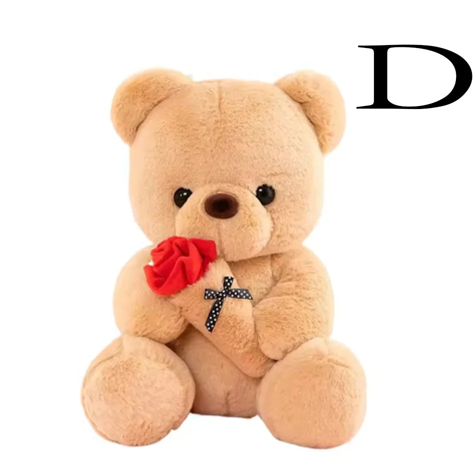 25 cm kawaii alla hjärtans dag-present nallebjörnar gosedjur rosbjörn docka alla hjärtans dag-present till flickvän