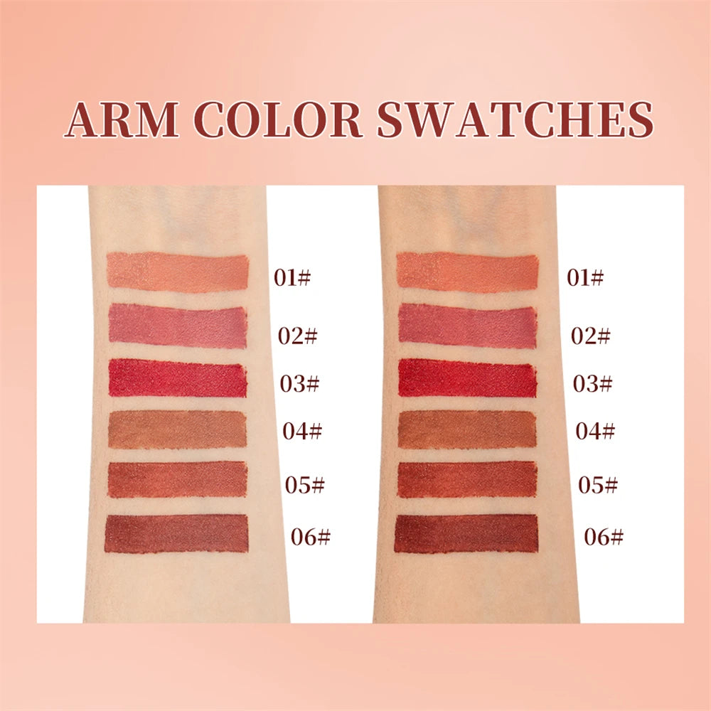 Twist Up Lip Liner Läppstiftpenna Multifunktionell Puder Rouge Sammetsmatt Vattentät Läppkontur Non-stick Kopp Lip Rouge Makeup