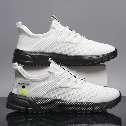 Unisex Sneakers Mode Herr Casual Skor Högkvalitativa Mesh Promenadskor Lätta Vulkaniserade Skor