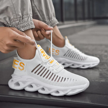 Herrskor Bekväma Sneakers Andningsbara Sneakersskor För Damer Mesh Tennisskor Utomhus Unisex Luftiga Fritidsskor