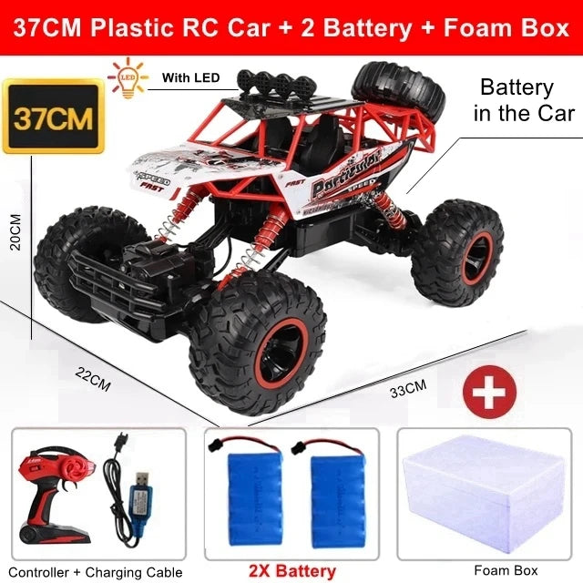 1:16 / 1:12 Terrängbil RC-bil 30 km/h Höghastighets 4WD Eldriven fjärrstyrd bil Buggy 4X4 Terrängbilsfordon Modellleksak Present