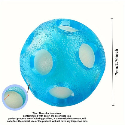 1 st flytande havsboll, hundleksaksboll jaktvattenleksaksboll, interaktiv TPR-hundleksaksboll flytande vattenboll