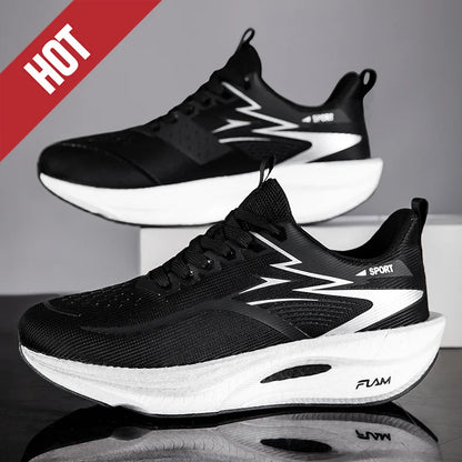 NYA Löparskor Carbon Board Marathon Herr Sport Andningsbara Lättvikt Dam Bekväma Atletiska Halkfria Sneakers Casual