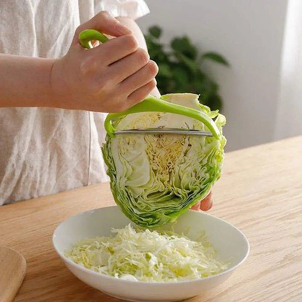 Skalare Grönsaker Frukt Rostfritt Stål Kålrivare Sallad Potatisskärare Kökstillbehör Matlagningsverktyg Bred Mun