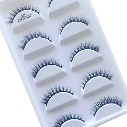 38 stilar 5 par ögonfransar naturliga 3D mink lösögonfransar smink lösögonfransar falska ögonfransar falska cils smink skönhetsverktyg grossist