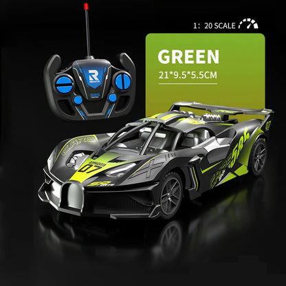 Rc-bil 4-kanalig höghastighets fjärrstyrd driftbil racingbil elektrisk sportbil leksaksmodellleksaker för pojkar barn födelsedagspresent