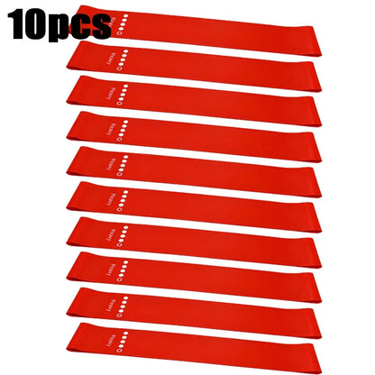 1-10 st bärbar träningsutrustning, gummiband, yogagym, elastisk tandköttsstyrka, pilates, Crossfit träning för kvinnor