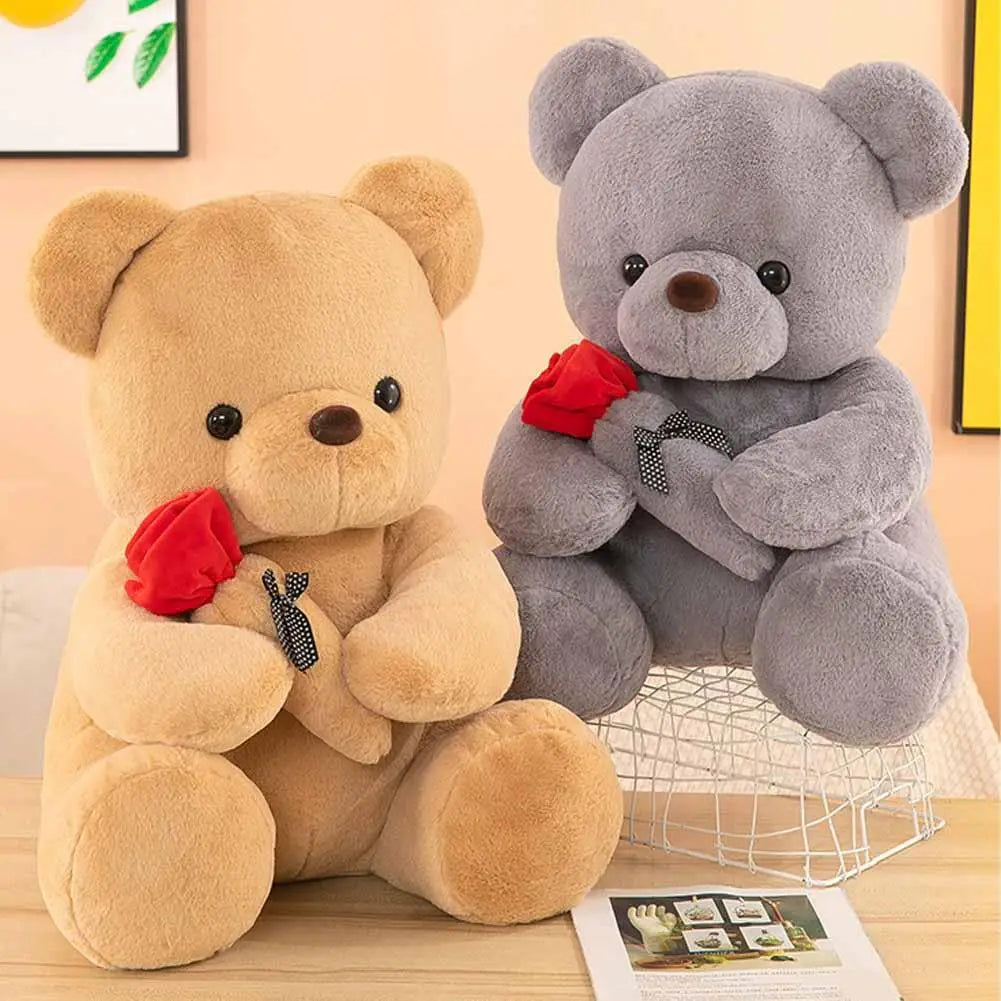 25 cm kawaii alla hjärtans dag-present nallebjörnar gosedjur rosbjörn docka alla hjärtans dag-present till flickvän