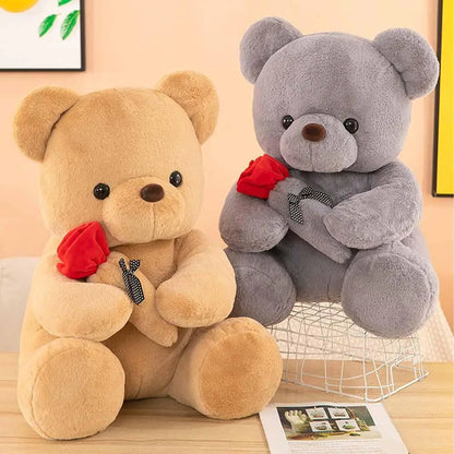 25 cm kawaii alla hjärtans dag-present nallebjörnar gosedjur rosbjörn docka alla hjärtans dag-present till flickvän
