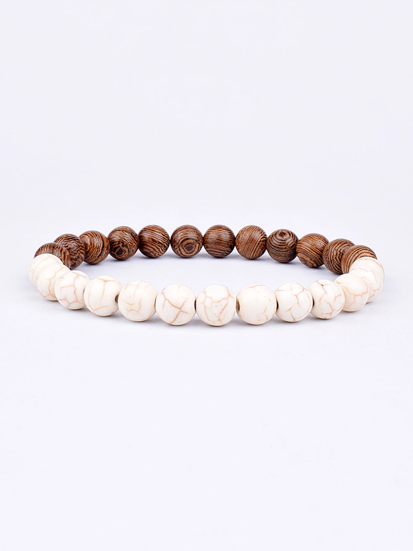 8mm lavaarmband för män vulkaniska stenar träpärlor armband tibetansk buddha handledskedja kvinnor män smycken gåva nya armband