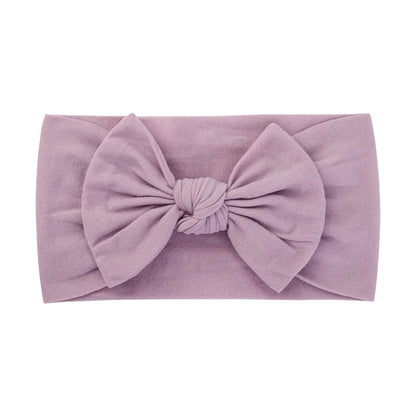 1 st baby nylon huvudduk astique lämplig nyfödd flicka blomma handgjort pannband elastiskt hårband turban småbarn håraccessoarer
