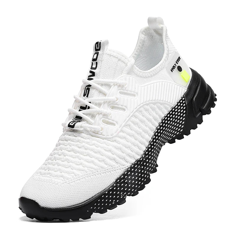 Unisex Sneakers Mode Herr Casual Skor Högkvalitativa Mesh Promenadskor Lätta Vulkaniserade Skor