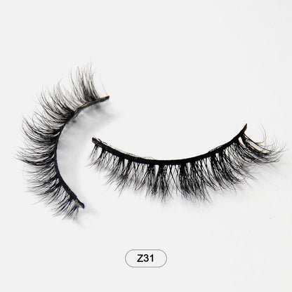 Makeup Minkfransar Fluffiga Mjuka Hela Lösögonfransar Naturliga Lösögonfransar Wispy Lash Extension