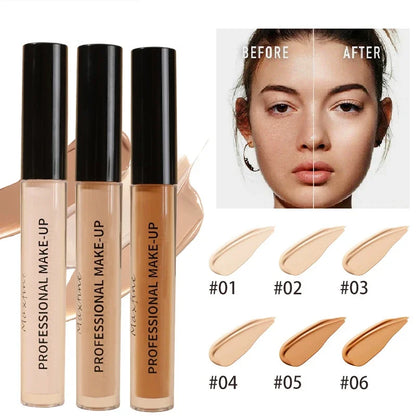 Ögon Ansikte Concealer Flytande Täckning Mörka Ringar Akne Naturlig Makeup Effekt Anti-cerne Bas Foundation Kräm Makeup Kosmetika