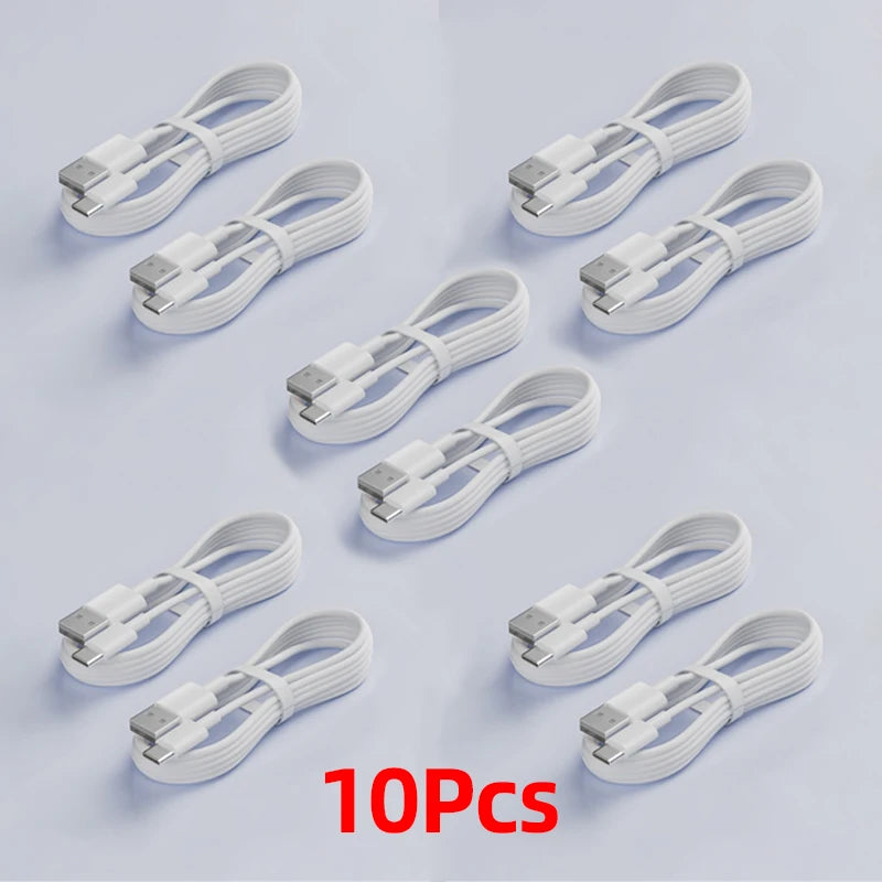 QCMAX 1-3 st 10A 100W Typ C Supersnabb Laddningskabel Datakabel För Huawei OPPO vivo iQoo Snabbladdning USB C Kablar