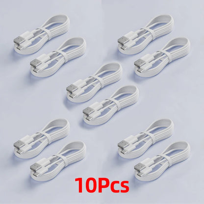 QCMAX 1-3 st 10A 100W Typ C Supersnabb Laddningskabel Datakabel För Huawei OPPO vivo iQoo Snabbladdning USB C Kablar