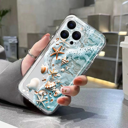 Strandskal till Samsung Galaxy S26 Ultra 5G S25 Plus S24 FE S23 S22 A17 A37 A57 A55 A54 A36 A35 Transparent TPU-skal