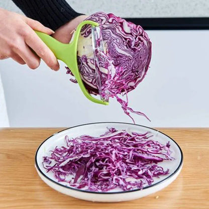 Skalare Grönsaker Frukt Rostfritt Stål Kålrivare Sallad Potatisskärare Kökstillbehör Matlagningsverktyg Bred Mun