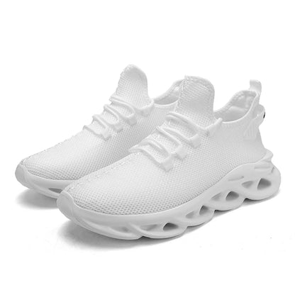 Sommar Herr Casual Sport Löparskor Andningsbara Lätta Sneakers Utomhus Mesh Svart Atletisk Jogging Tennis Vandring Skor