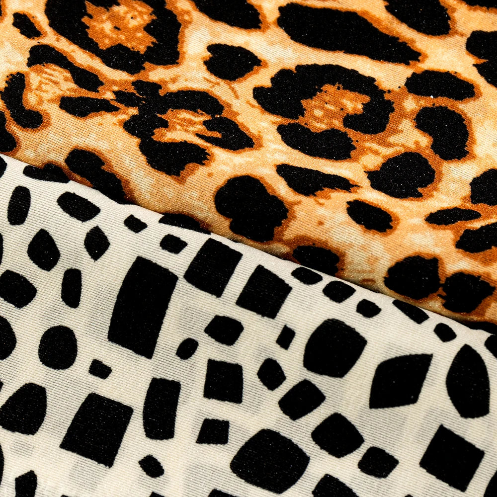 BZEL Leopard Kvinna Brasilianska Trosor Sömlösa Underkläder Damunderkläder Pricktryck Damunderkläder Sport Fitness T-rygg