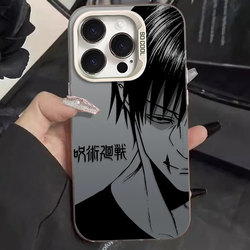 Toji Satoru Gojo Coolt Hårt Mobilskal till iPhone 17 16 15 14 13 12 11 Pro Max Plus 17 Air 16E X XR XS Max Stötsäkert Baksida