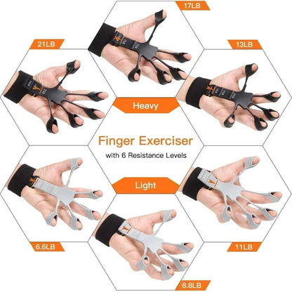 Handgreppsförstärkare Fysiska verktyg Gitarrfingertränare Träning och motion Gym 6:e nivå Resistans Gripster Expander