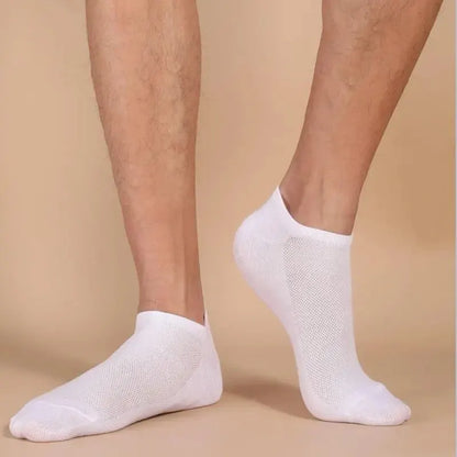 10 par unisex casual enfärgade båtstrumpor tunna andningsbara bekväma anti-lukt svettabsorberande lågt skurna ankelstrumpor för män och kvinnor