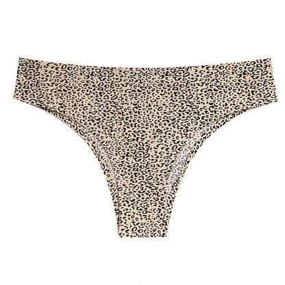 BZEL Leopard Kvinna Brasilianska Trosor Sömlösa Underkläder Damunderkläder Pricktryck Damunderkläder Sport Fitness T-rygg