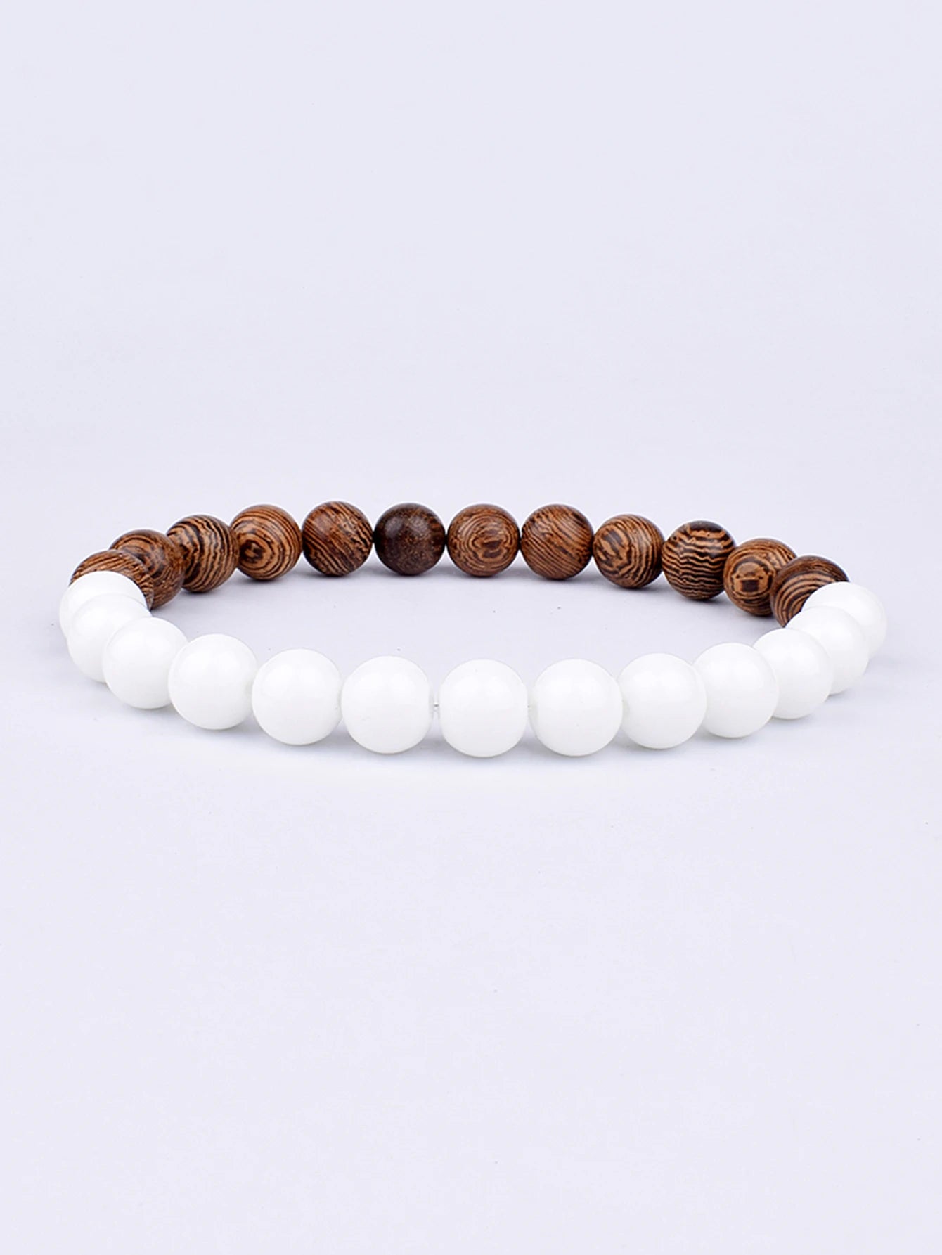 8mm lavaarmband för män vulkaniska stenar träpärlor armband tibetansk buddha handledskedja kvinnor män smycken gåva nya armband