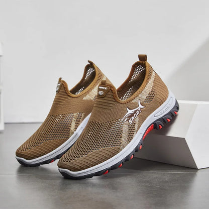 Herr sommarsneakers Herrsneakers Andningsbara mesh sommarsportskor Casual sneakers