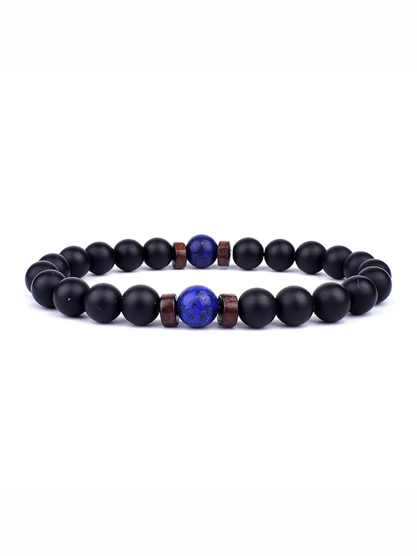 8mm lavaarmband för män vulkaniska stenar träpärlor armband tibetansk buddha handledskedja kvinnor män smycken gåva nya armband