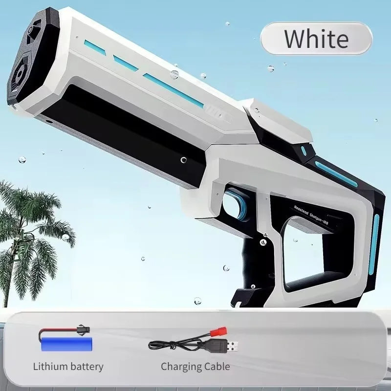 Absorberar automatiskt vatten Högtrycks Elektrisk Vattenpistol Leksaker För Barn Sommar Utomhus Pool Slåssspel Barn Vattenpistol Gåva