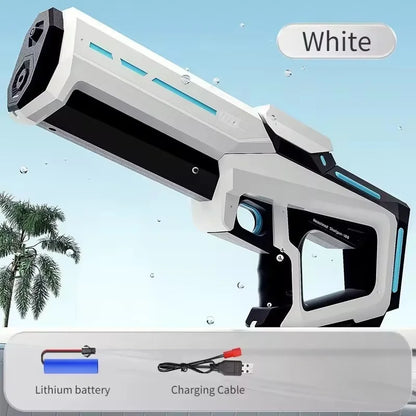 Absorberar automatiskt vatten Högtrycks Elektrisk Vattenpistol Leksaker För Barn Sommar Utomhus Pool Slåssspel Barn Vattenpistol Gåva